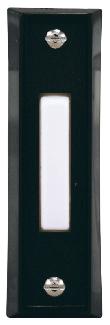 Door Chime Button, Wired-In, BLACK/WHITE, Heathco
