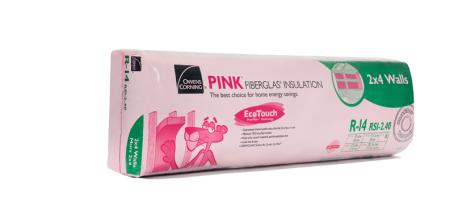 Insulation, Fiberglas Pink Batt, R14 x 3.5