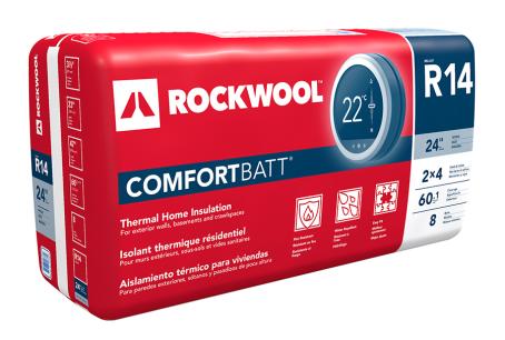 Insulation, Rockwool Comfortbatt, R14 x 3.5