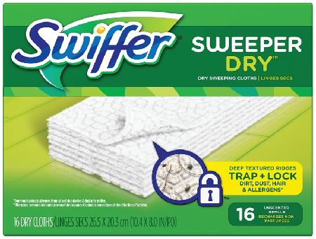 Swiffer Sweeper Dry Refills, 16/pkg