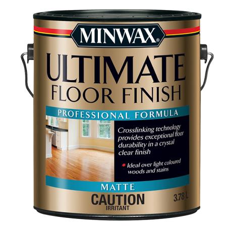 Ultimate Floor Finish, Polyurethane, Matte, 3.78 liter, Minwax (Special Order)
