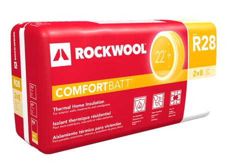 Insulation, Rockwool Comfortbatt, R28 x 7.25