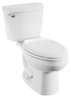 Toilet, American Standard RELIANT, Two-Piece, Elongated, Right-Height, 4.8 liter, complete