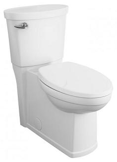 Toilet, Two-Piece, Concealed Trap, Elongated, Right-Height, 4.8 liter, Complete, Amer. Std. DECOR