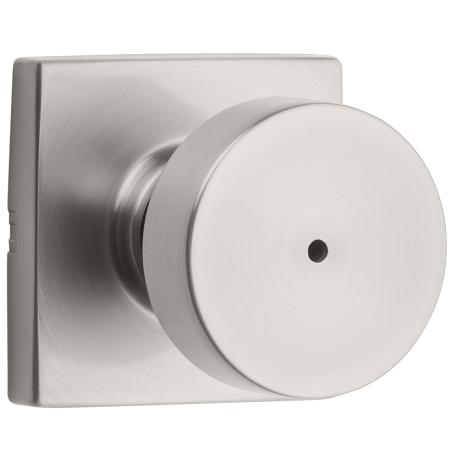 Privacy Knob Set, CAMBIE, Square Rosette, SATIN NICKEL, Weiser Visual Pack
