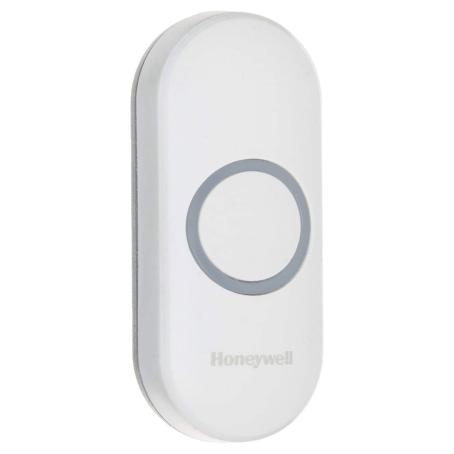 Pushbutton, Door Chime, Wireless, Works with Honeywell Series 3, 5 and 9 wireless door bells, White