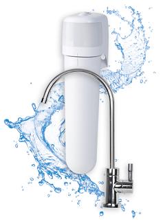 Residential Water Filter, One-Cartridge w/Faucet, Rainfresh Twist