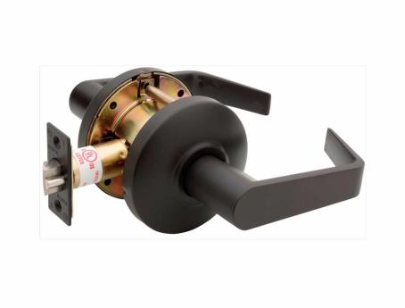 Passage Lever, 2600 Series, OIL-RUBBED BRONZE, w/ASA Strike (Standard Duty, Cylindrical, Grade 2, LC2675 ORB), Tell Box Pack