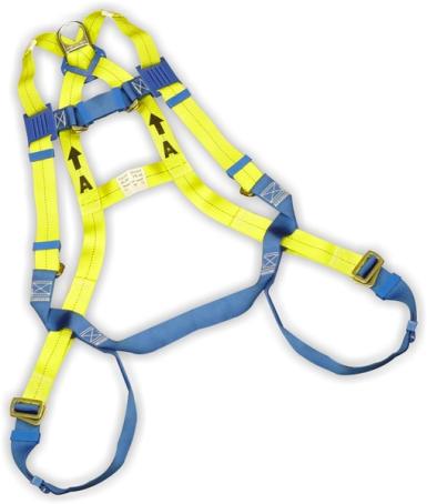 Full Body Harness, Adjustable Nylon with D-Ring, Workhorse