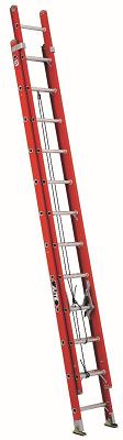 Extension Ladder, 24 foot, Fiberglass, Grade 1A (300 pounds) LP-9024