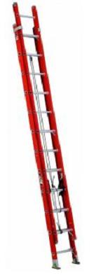 Extension Ladder, 20 foot, Fiberglass, Grade 1A (300 pounds) LP-9020
