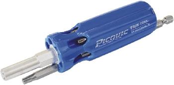 Screwdriver, Multi-Bit, w/7 Torx Bits, Picquic 