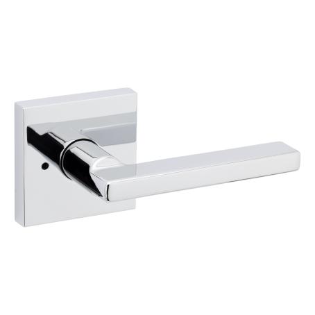 Privacy Lever Set, HALIFAX, Square Rosette, POLISHED CHROME, Weiser Builder Pack