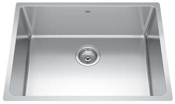 Kitchen Sink, Single Bowl, Undermount, Stainless, 25