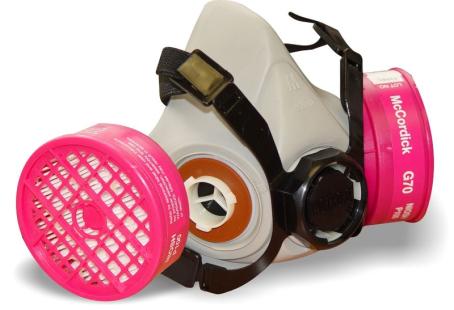 Respirator, Half-Mask, Cartridge-Type, P100 (asbestos and lead protection)