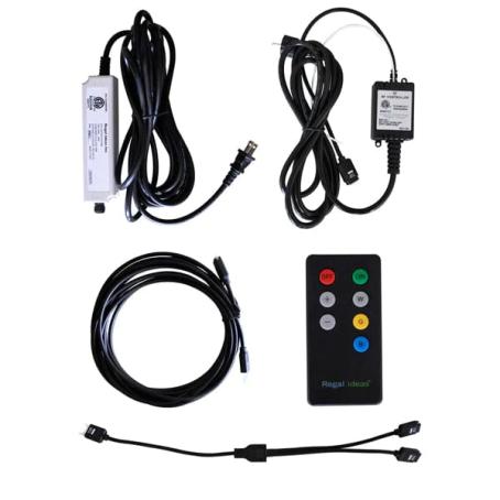 LED Low Voltage Control Pack  (Control Unit, RF Remote, Power Cord), Regal Ideas