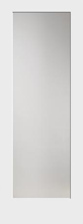 French Door, #8401, 1-Lite Shaker w/ Diffused White Laminate (