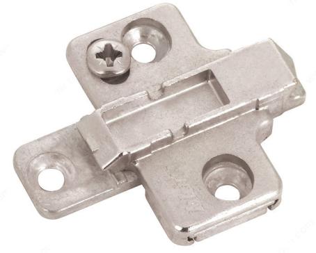 Mounting Plate, for Concealed Cabinet Hinge