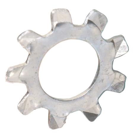 Lock Washer, External Tooth, #10