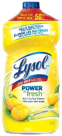All Purpose Cleaner, LYSOL Lemon Breeze, 1.2 liter
