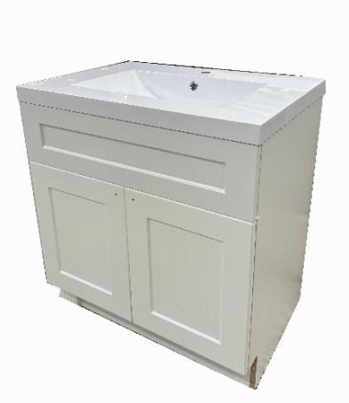 Vanity Base & Top, 2-Door, 24