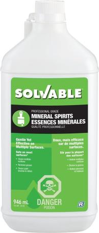 Mineral Spirits, SOLVABLE Pro (53-341V), 946ml