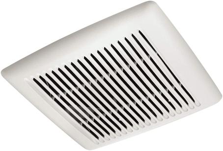Replacement Grille f/Bathroom Exhaust Fan (fits Broan AER, AR, AN series)
