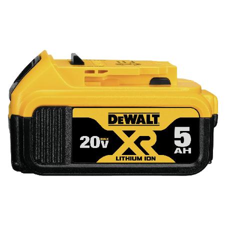 Battery, 20 volt Max Li-Ion Compact XR, 5.0 amp/hour, DEWALT