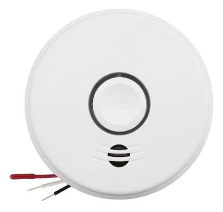 Smoke Alarm/Carbon Monoxide Detector, 120 volt Wire-In, Battery Backup, Voice Warning, Kidde