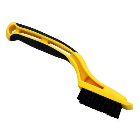 Mini Wire Brush, Nylon Bristle, Plastic Scraper End, Richard (*)