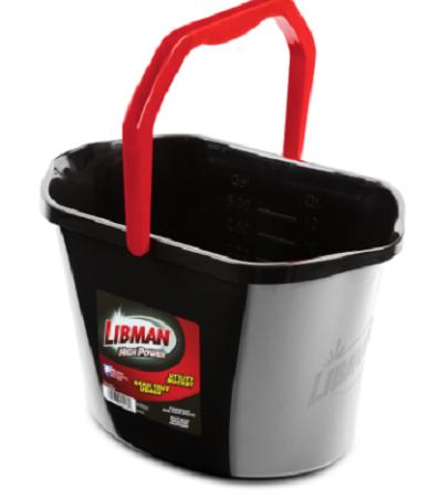 Bucket, Utility, 13 liter, w/Handle, BLACK, Libman 5016