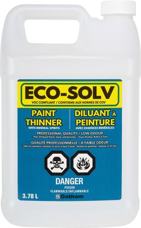 Paint Thinner, Gotham Eco-Solv, Low Odor, 3.78L