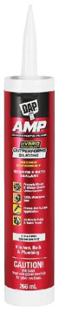 Caulking, Dap AMP, Kitchen & Bath, CRYSTAL CLEAR, 266 ml