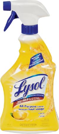 All-Purpose Cleaner, LYSOL Lemon Breeze Scent, 650 ml spray