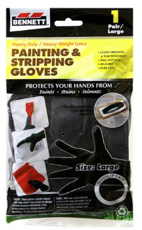 Gloves, HD Painting/Stripping, 1 pair/pkg, Bennett