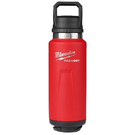 Insulated Bottle, 36 oz, RED, Milwaukee PACKOUT 48-22-8397R