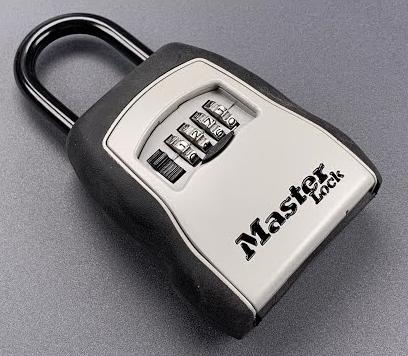 Realtor Key Storage Lock Portable Combination, Master Lock