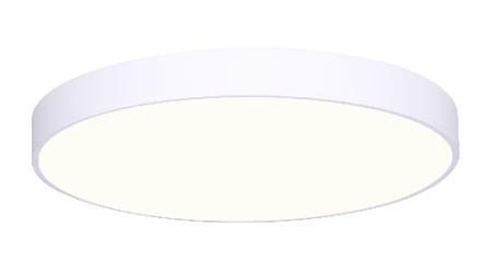 Light Fixture, Flush-Mount Disc, Integrated LED, 6-inch, CCT-5, WHITE, Canarm Luna