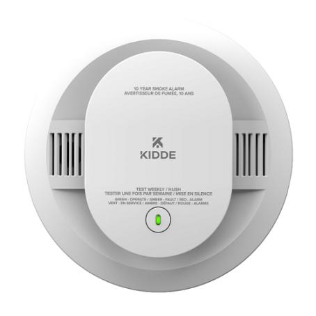 Smoke Alarm, 10 Year Sealed Battery, Kidde 21031471