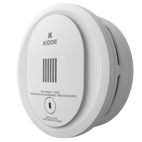 Smoke Alarm, 2x AA Battery-Operated, Compact, Kidde 21031442