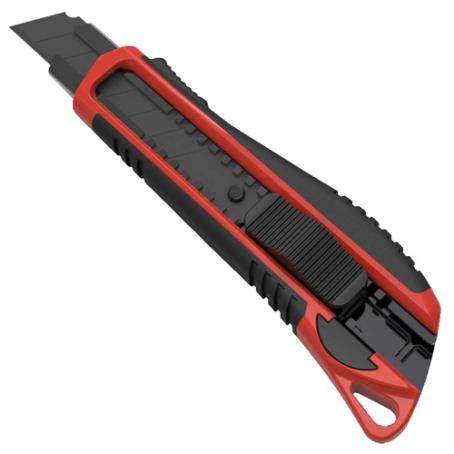 Utility Knife,  Auto-Lock, uses 18mm Snap-Off Blades, ROK