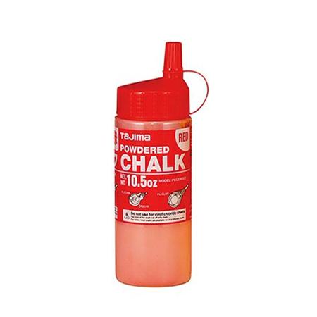 Marking Chalk, Ultra-Fine Powder, Semi-Permanent RED, 300 gram, Tajima Micro Chalk