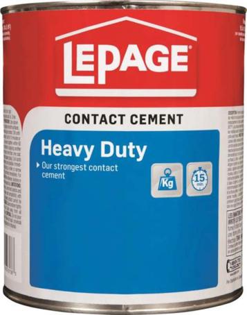 Contact Cement, Lepage Pres-Tite Blue, with Brush, 250 ml
