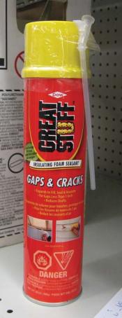 Spray Foam, Great Stuff, Gaps & Cracks, 20oz.