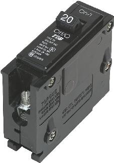 Circuit Breaker, Siemens, 20 amp Single Pole, Q120 (fits EQ, EQL, SEQ, EQG, PL and ES)