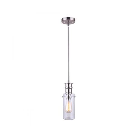 ALBANY, 1 Lt Rod Pendant, Seeded Glass, 60W Type A, 4 3/4