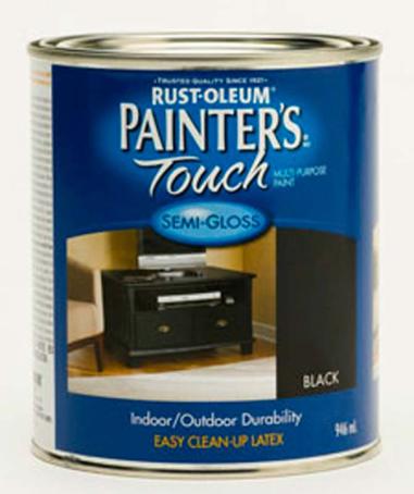 Rustoleum, Painter's Touch, SEMI-GLOSS BLACK, 946ml