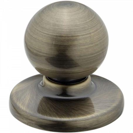 Bifold Knob, with Backplate, OIL-RUBBED BRONZE, Taymor