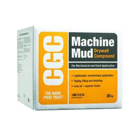 Drywall Compound, Machine Mud, 20 kg (17 liter) box, CGC (yellow box)