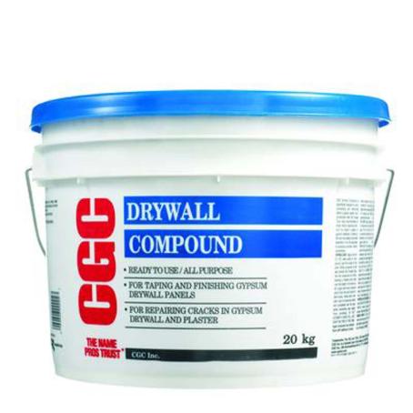 Drywall Compound, All-Purpose, 20 kg (12 liter) bucket, CGC (blue lid)